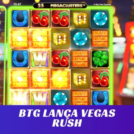 Big Time Gaming lança slot de alta variância: Vegas Rush