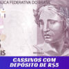 Cassino com depósito mínimo de 5 reais
