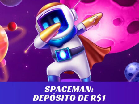 Spaceman com depósito de 1 real