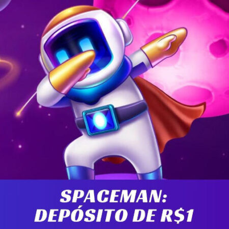 Spaceman com depósito de 1 real